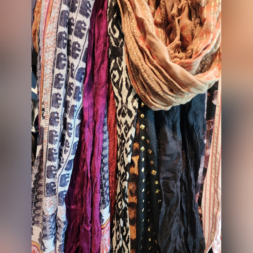 Decorative Scarves and Shawl Bundle!!